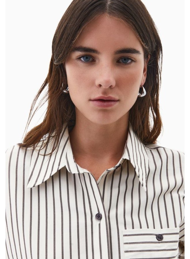 OXXO Striped Oversize Shirt - Image 3